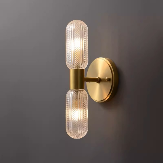 Gold Crystal Glass Wall lamp