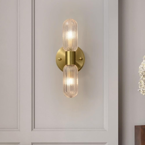 Gold Crystal Glass Wall lamp