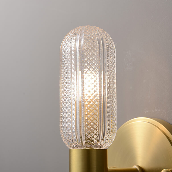 Gold Crystal Glass Wall lamp