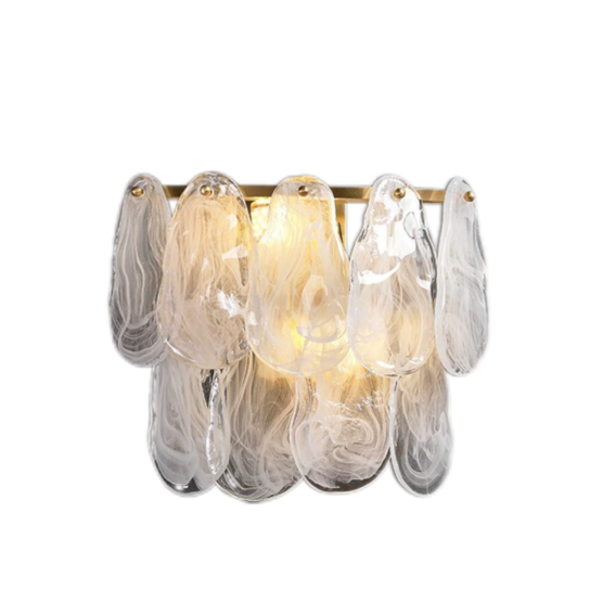 LEDER Glass Crystal wall lamp