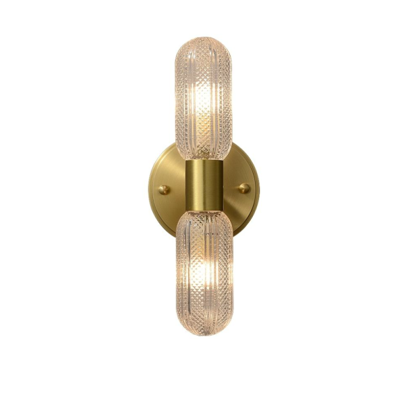 Gold Crystal Glass Wall lamp