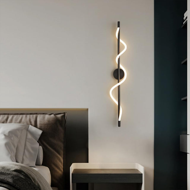 Linear Brass Wall Light