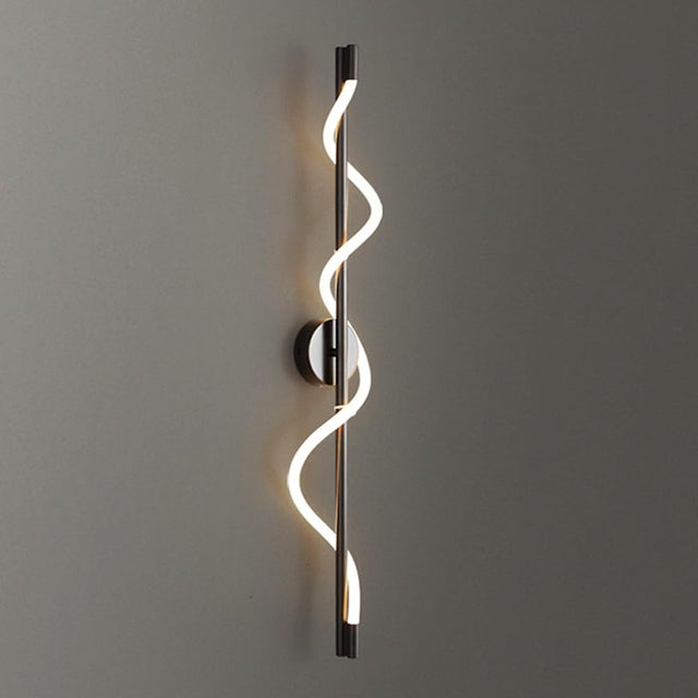 Linear Brass Wall Light