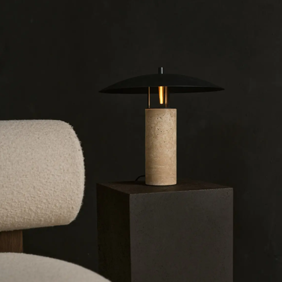 Nicolaas Travertine Lamp